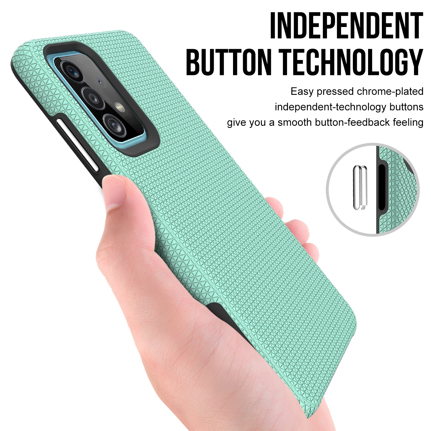 For Samsung Galaxy A52 4G 5G A52s 5G Protective Shell Triangle Military Grade Drop-proof TPU PC Hybrid Case Anti-fall Back Cover For Samsung Galaxy A52 4G 5G A52s 5G Protective Shell Triangle Military Grade Drop-proof TPU PC Hybrid Case Anti-fall Back Cover
